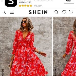 SHEIN midi dress
